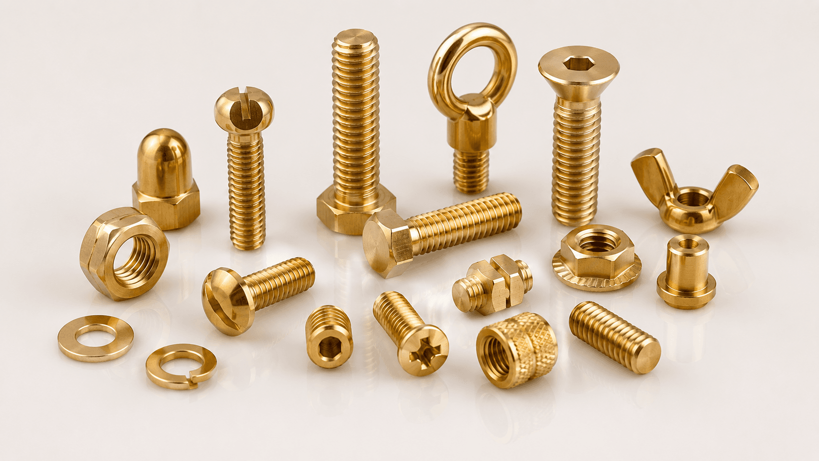 Corrosion-resistant brass fastener manufactured by Pragati Products India