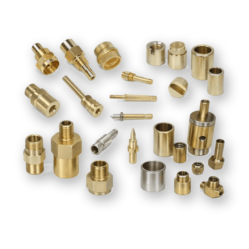 Precision brass automotive component manufactured by Pragati Products