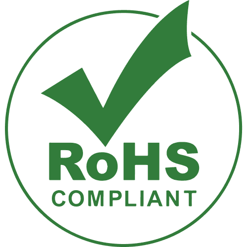 RoHS compliance certification badge for Pragati Products